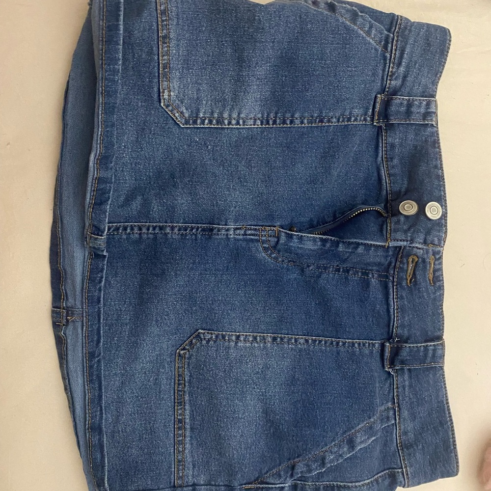 Denim Mini Skirt
